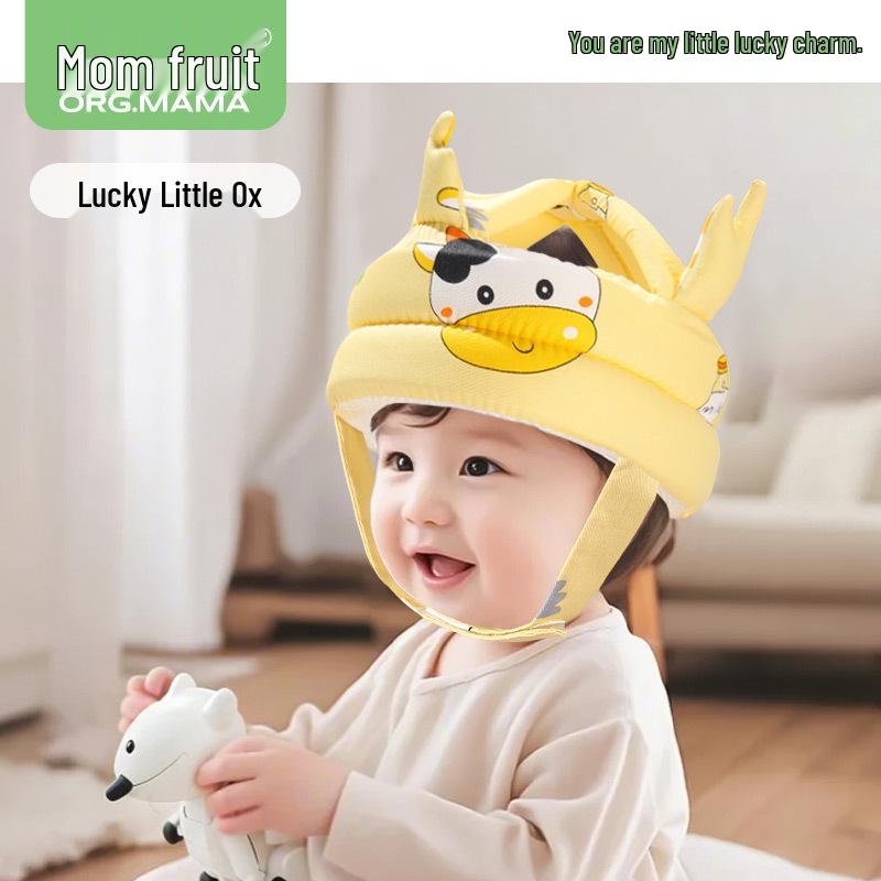 Baby Anti-Fall Head Protection Hat: Toddler Walking Safety Cushion, Breathable Summer Design.