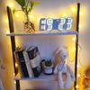 LED Room Decor 3D Digital Alarm Clock (TabletopWall Mount) with Snooze Function, 4 Brightness Levels, CalendarTemperature Display12H24H Time Display