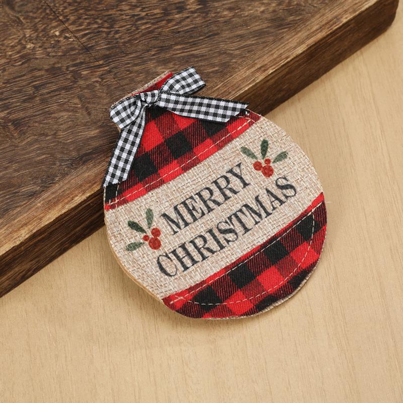 Christmas Cutlery Holder Knife And Fork Cover Bag Embroidered Christmas Tree Cutlery Pocket New Year Party Dinner Table Decor