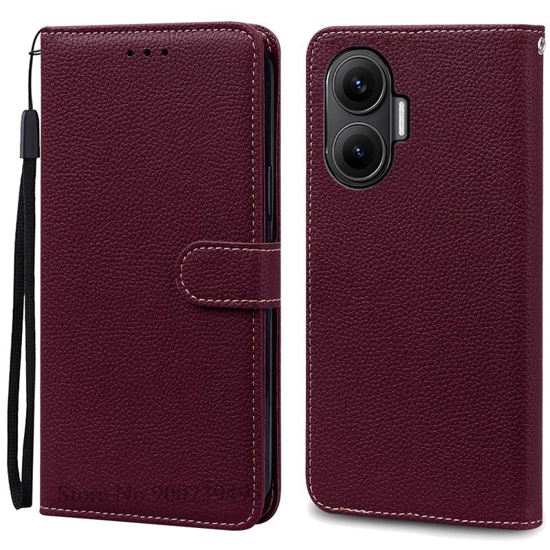 For Poco F7 Case Wallet Leather Flip Cover For Poco F7 Case Shockproof Book Cover Wallet Coque Fundas Shell