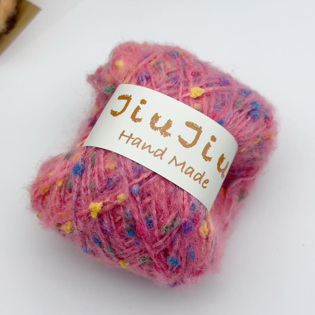 250g Yarn Handmade Wool Gypsy Ball Color Knitting Rough Mix Plush Yarn Ball Crochet Designer Sewing Sweater Accessories