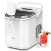 WIE Ice Maker Basket with Ice Automatic Cleaning Energy As Fast As 6 Water 600g Ice 2 Ice Large Capacity Water Transparent Quiet Automatic Low Water