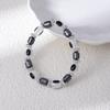 Vintage Handmade Colored Turquoise Beads Devil'S Eye Bracelet Fashion Personality Beaded Eye Elastic Bracelet