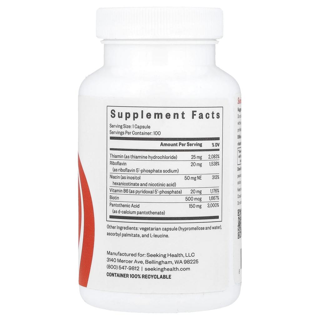 B minus, 100 capsules