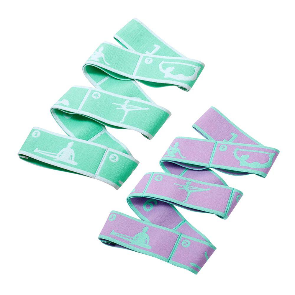 Dance Yoga Beginner Pilates Elastic Bands Auxiliary Stretching Belt Resistance Band Yoga Pull Strap