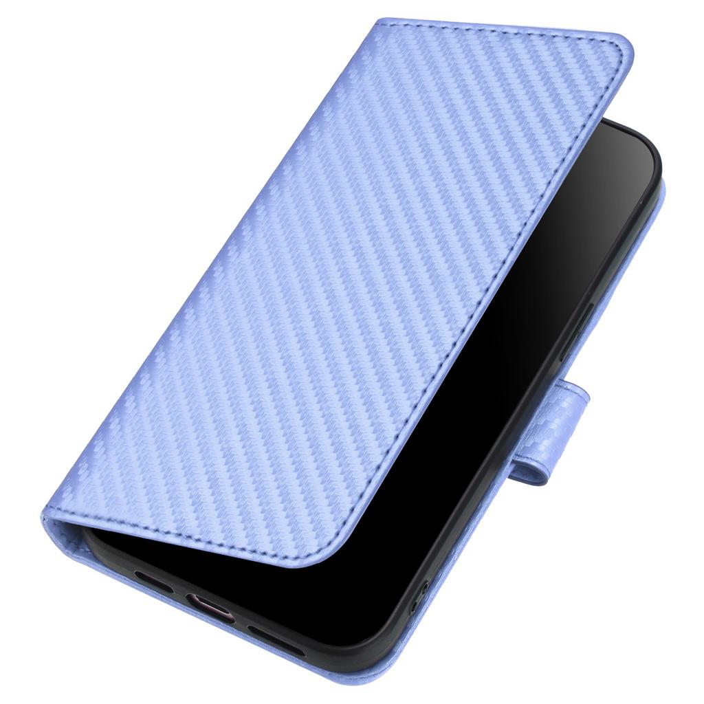 YX0070 For Google Pixel 9 Pro XL Case Carbon Fiber Texture Folio Flip Leather Phone Cover
