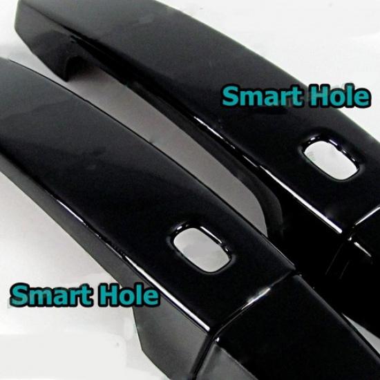 Glossy Black Cover Trim For 2016-2025 Chevrolet Malibu Side 2 Smart Door Handle