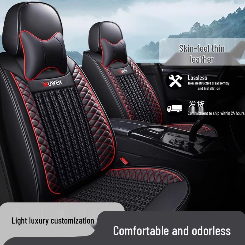 All-Season Leather Seat Covers for Honda Accord 7th to 10th Gen