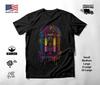 Retro Jukebox Neon Graphic T-Shirt Black Unisex S-2XL
