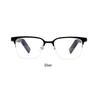 Smart Touch AI Bluetooth Glasses with Metal Frame and Thin Legs for Calls and Music.