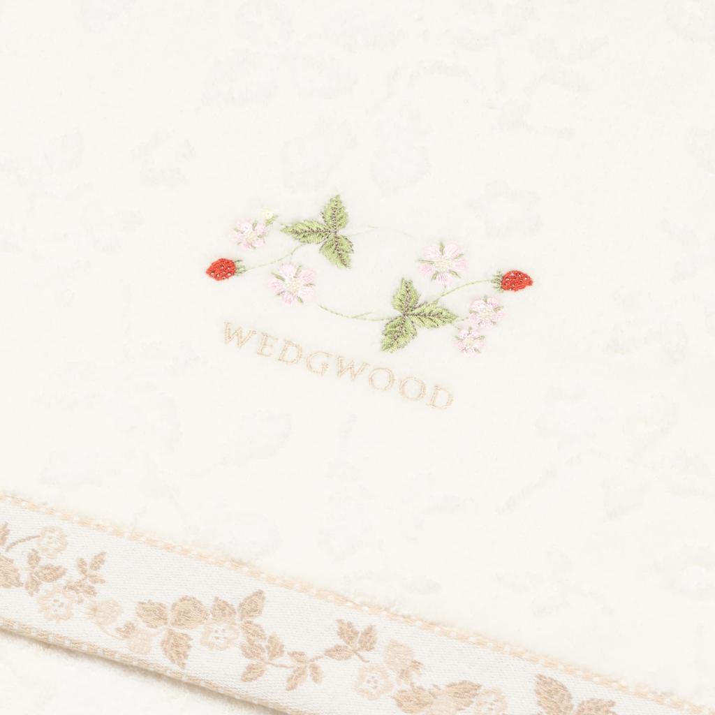 Nishikawa Bath Wedgwood Wild Shirring with and TT11304666720 Towel, 60x120cm, Strawberry, 100% Cotton, No-Twist Yarn, Smooth, Soft, Skin-Friendly,