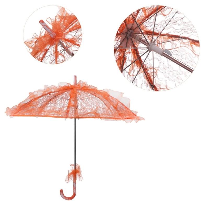 Bühnenrequisiten Spitzen-Sonnenschirme Zarte Foto-Requisiten Damen-Kostüm Party Outdoor-Hochzeiten Bühnenrequisiten Mehrfarbig