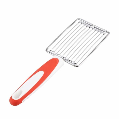 Luncheon Meat Slicer/Spam Cutter for Canned Meat, Cheese, Sushi, Ham, Boiled Eggs, Tomatoes, Peeled Pitaya, and More (Orange)