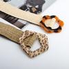 Cotton And Linen Wind Pp Grass Woven Belt Female Flower Leopard Print Buckle Dress Long Shirt Decorative Belt