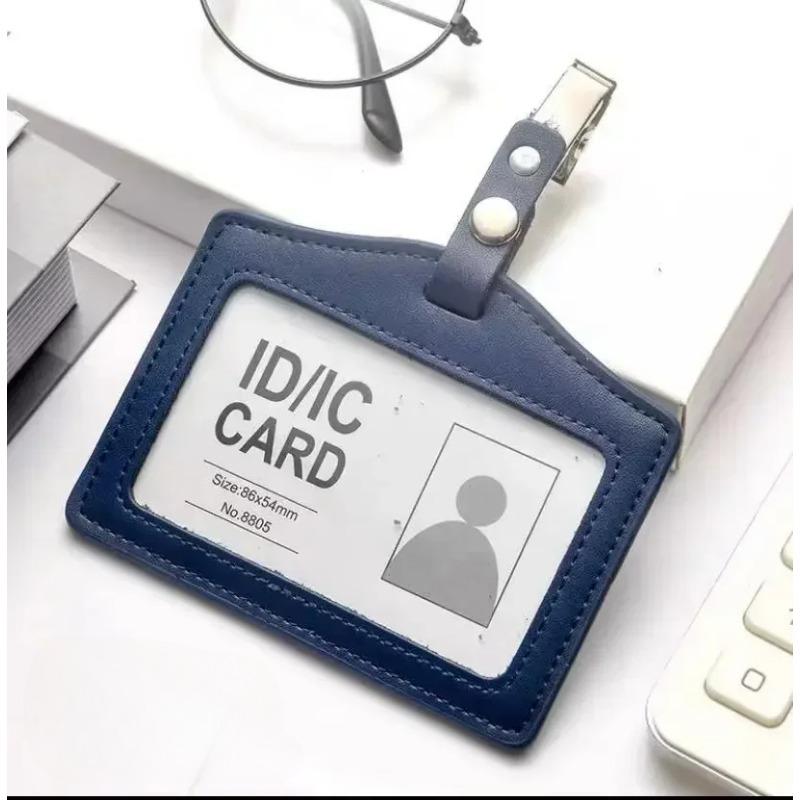 Leather Work Card  Cover Card Clip Cowhide Nameplate Cowhide Nameplate Elevator  Access Control School  Doctor Bus Card