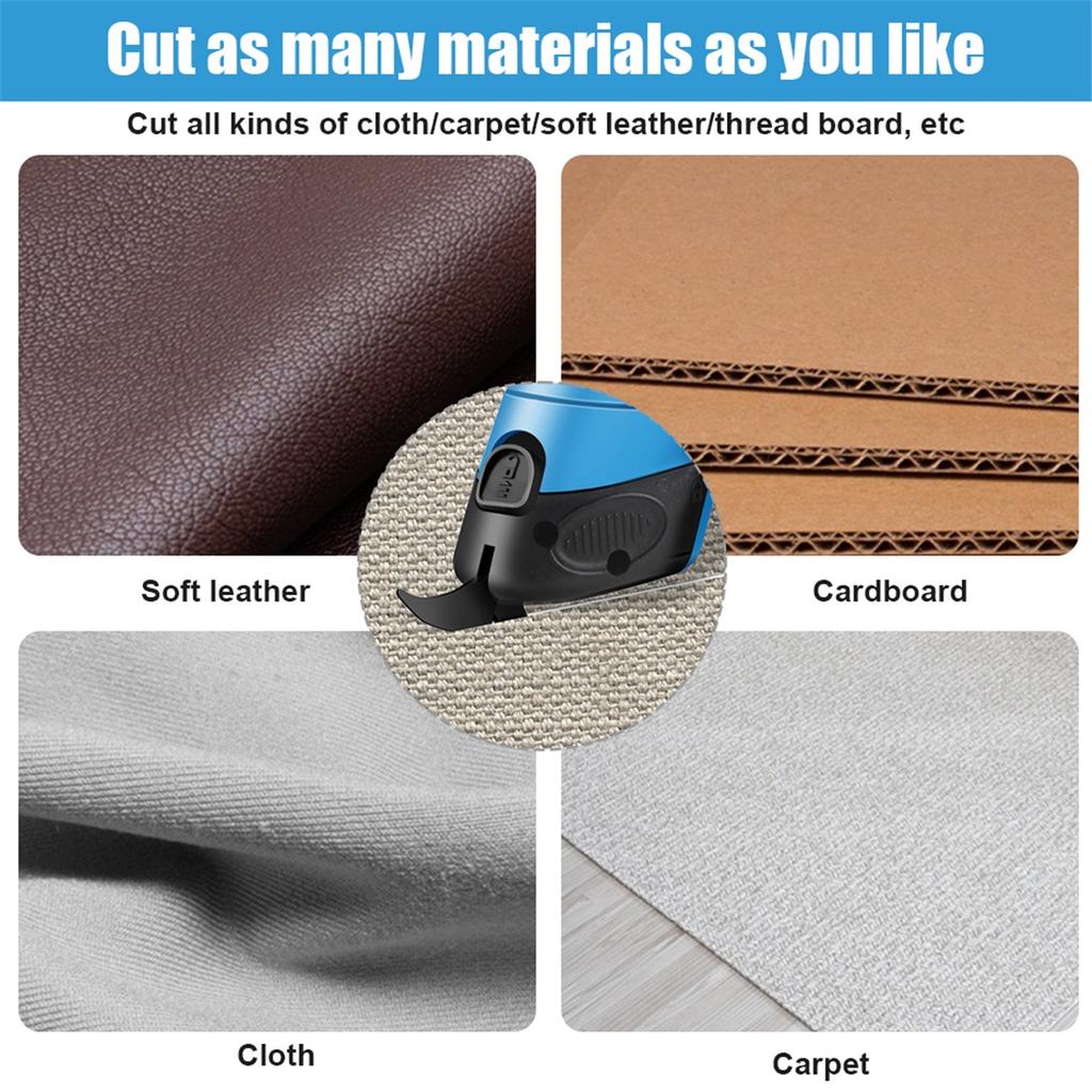 New cordless electric tailoring scissors USB charging Suitable for cutting cotton fabric/leather/cloth and other materials