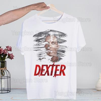 Dexter Morgan Tshirts Men Fashion Summer T-shirts Tshirt Hip Hop Girl Top Tees Streetwear Harajuku Funny