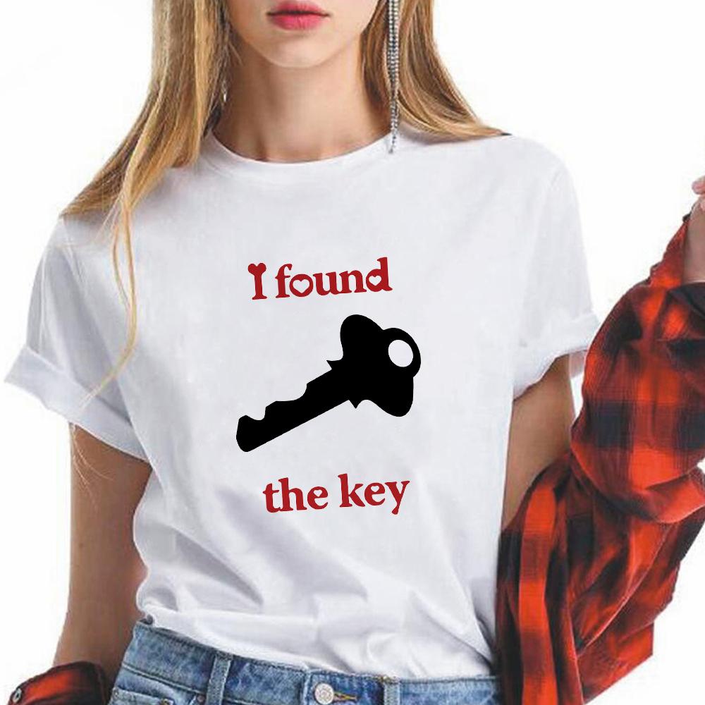 Fashion Streetwear Couple T Shirt I Locked The Heart Letter Unisex Tee Shirt Short Sleeve Tops 4XL