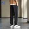 Luomeng Men's Ice Silk Quick-Dry Drawstring Jogger Pants