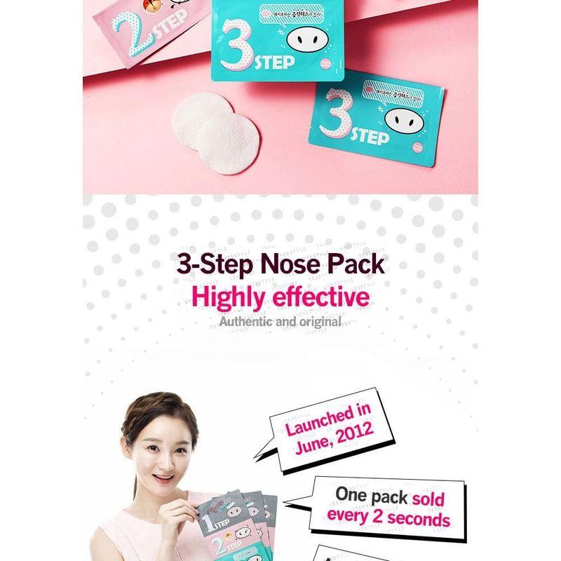 HOLIKA HOLIKA - Pig Clear Black Head 3-Step Kit Bundle Set