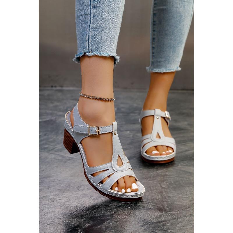 Foreign Trade Summer New Women's Wedge Platform Sandals Cross-border Large Size Fish Mouth Wedge Sandals