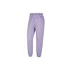Knitted Sweatpants Women's Purple Thickened Straight Fit Pants DA0334-563