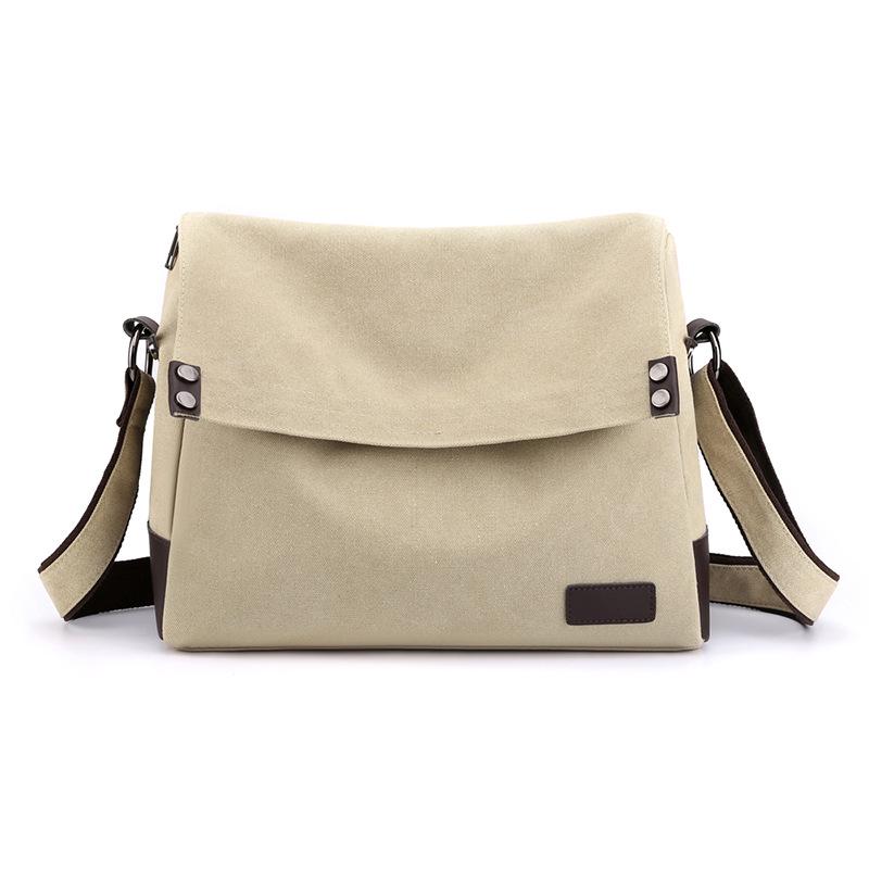 Men's Large Capacity Lightweight Canvas Crossbody Bag