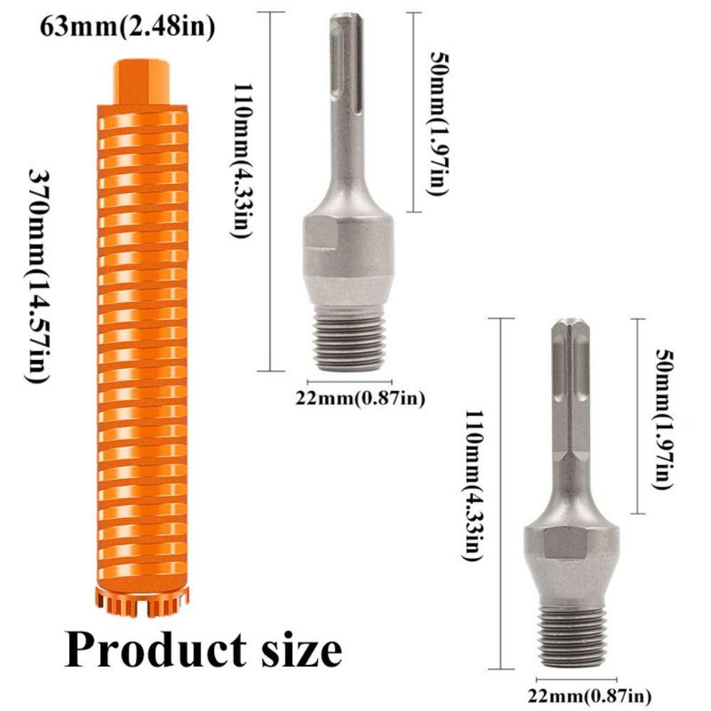 Dry Wet Hammer Threaded Core Drill Bit Concrete Core Drill Bit  Concrete Drilling