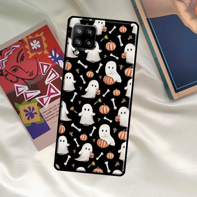 Autumn Leaves Fall Pumpkin Halloween For Samsung Galaxy A53 A33 A23 A13 A14 A34 A54 A51 A71 A52S A12 A22 A32 A42 A52 Phone Case