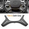 Auto Stuurwiel Chroom Bovenkap Onderlijst Vervanging Voor Mercedes Benz C E M ML GL GLS G Klasse W204 W212 W166 W463