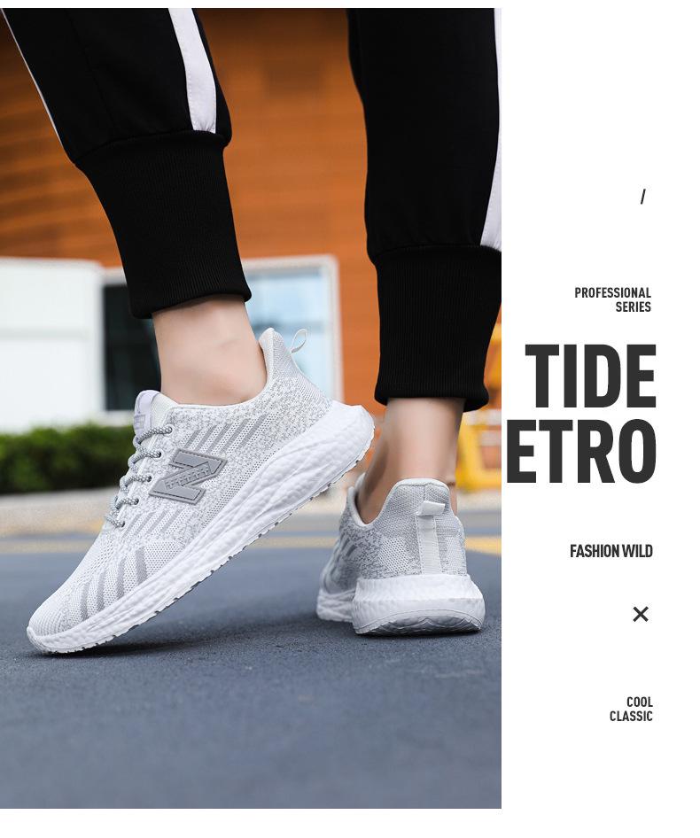 Frühling/Sommer 2025 Flyknit Mesh Sportschuhe - Leicht, Atmungsaktiv, Unisex Laufschuhe