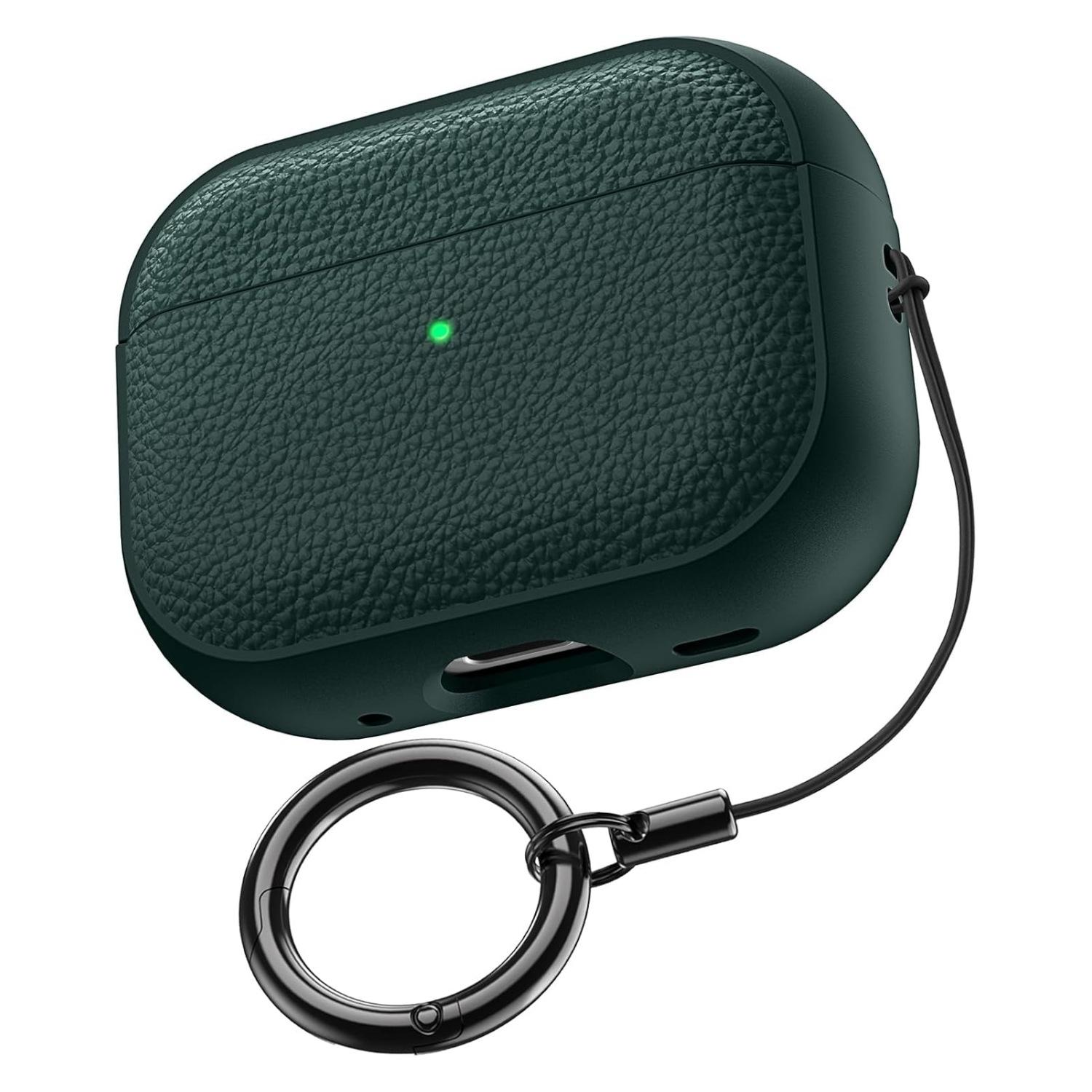 

Leather Texture Case For Apple Airpods 1 2 3 4 Airpods Pro 2 1 Wireless Bluetooth Earphone Protective Cover With Anti-lost Hook for Airpods Pro 2
