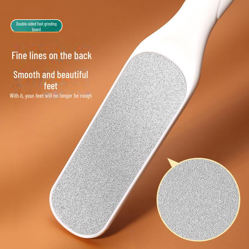 Dual-Sided Stainless Steel Foot File: Dead Skin & Callus Remover for Pedicure