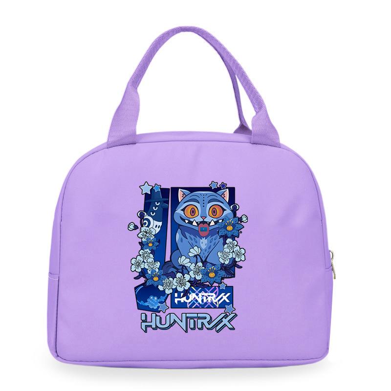 Cartoon Animation Academy Meal Bag Student Thermal Insulation Lunch Box Bag Office Workers Handheld Bento Bag