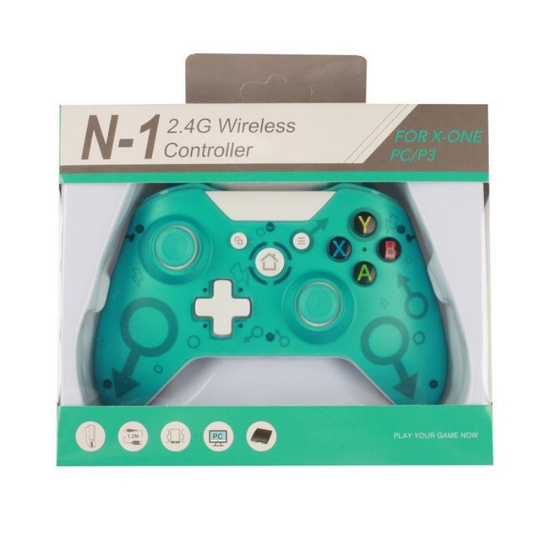 Wireless Controller for Xbox One / Xbox One S / Xbox One X / Xbox Series X / PS3 / PC, 2.4GHZ Wireless Game Controller with Dual Vibration