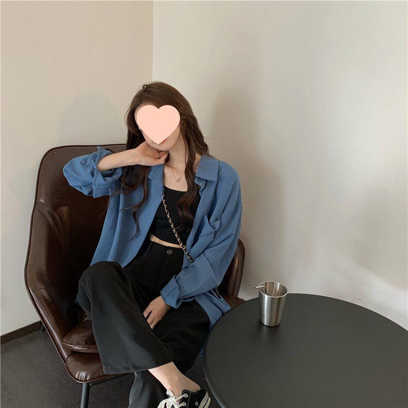 Dámský retro kardigan s ochranou proti slunci ve stylu Hongkongu - Letní design s dlouhým rukávem, lehký a trendy