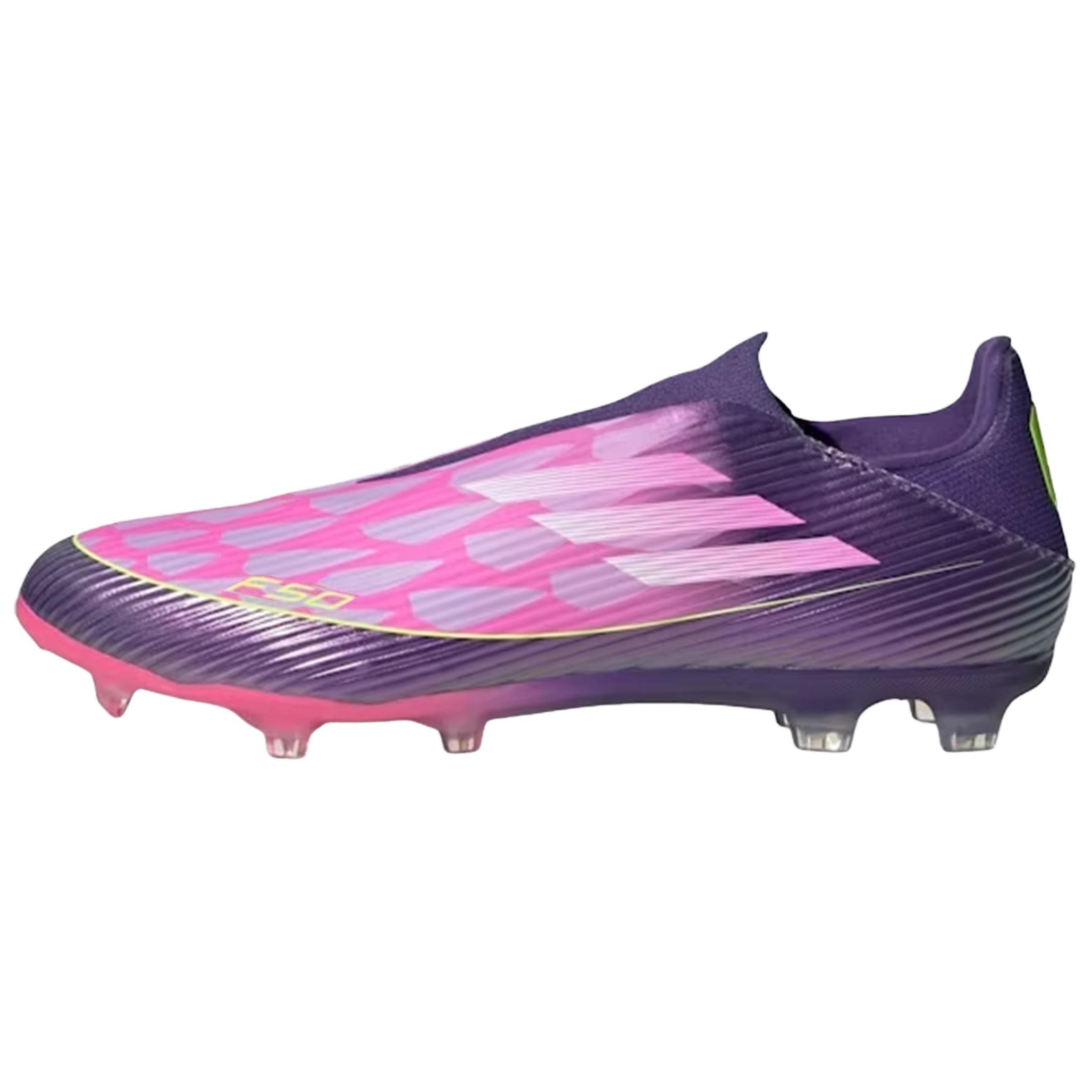 

Lamine Yamal x Adidas F50 League Soccer Shoes Men s Purple Pink Sneakers JQ9730 40