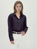ACUD Glossy Shirt Blouse _Black