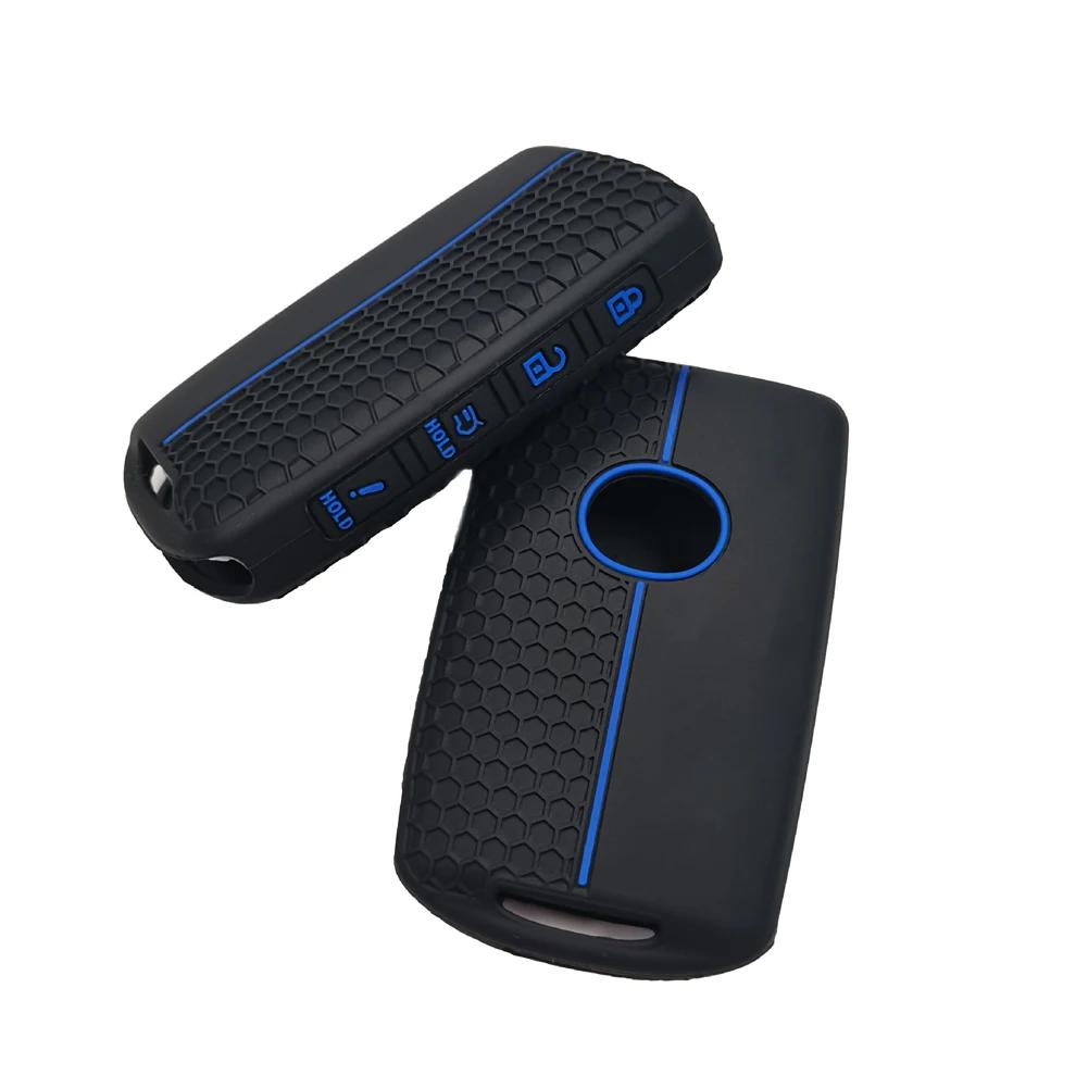 

For Mazda CX9 CX3 CX5 CX8 CX30 CX60 2 3 6 Alexa CX90 MX30 X5 X9 SS30 MX5 Silicone Car Remote Key Case Cover Key Caps Fob Keyring