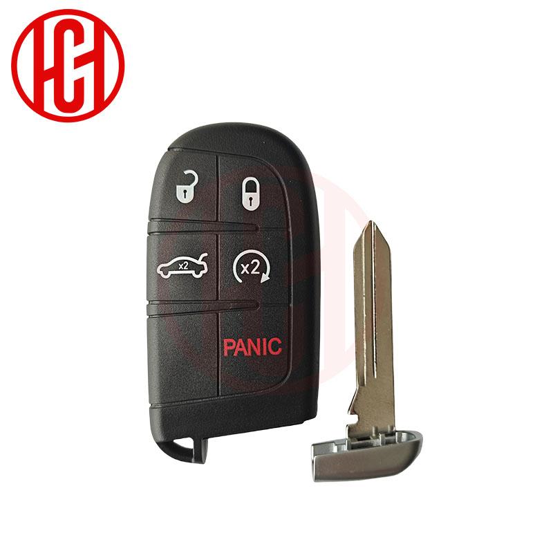 Car Smart Key Case Shell For Jeep Cherokee Dodge Ram 1500 Journey Charger Dart Challenger Durango Chrysler 300 CY24 Blade