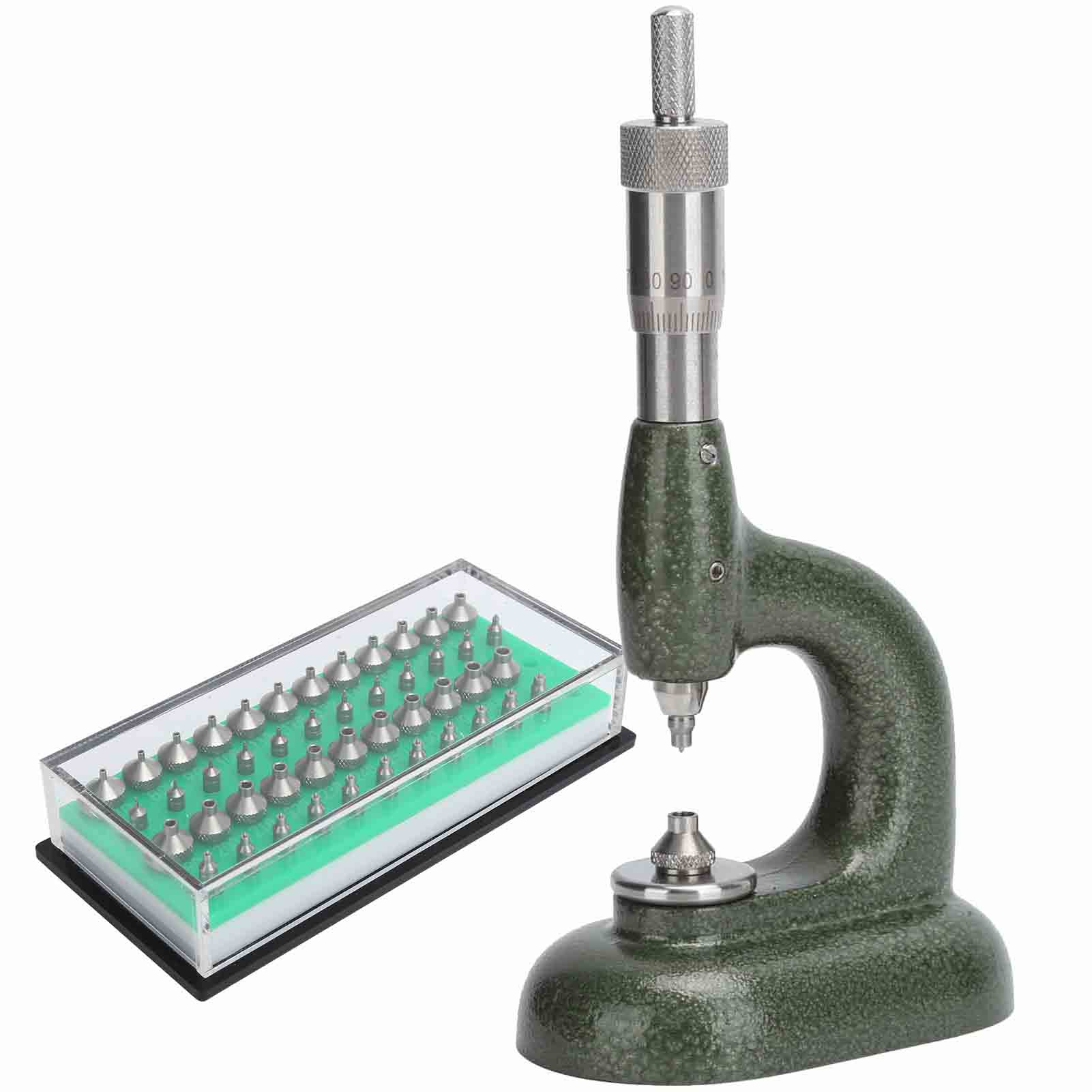 

Инструменты для ремонта часов Часовщик Машина для установки стразов Микрометр для измерения шага резьбы Темно-зеленый темно-зеленого