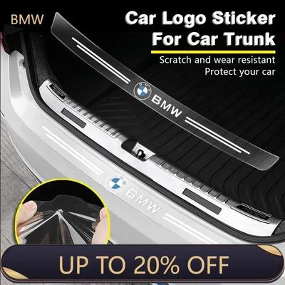 2025 E46 For BMW 1Pcs Transparent Car Trunk Badge Protective Sticker Auto Goods For BMW F10 F30 F25 F26 G15 G14 G22 G30 G32 F34