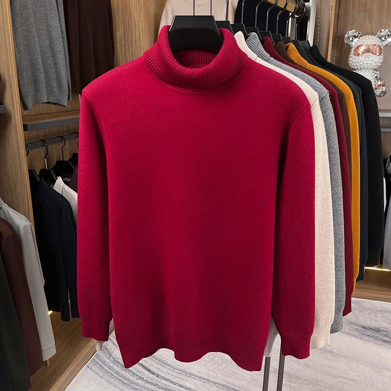 Men's Thickened Plush-Lined Turtleneck Sweater YTMTST6871