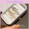 Fashion Geometric Zircon Cross Ring For Women With Elegant Style