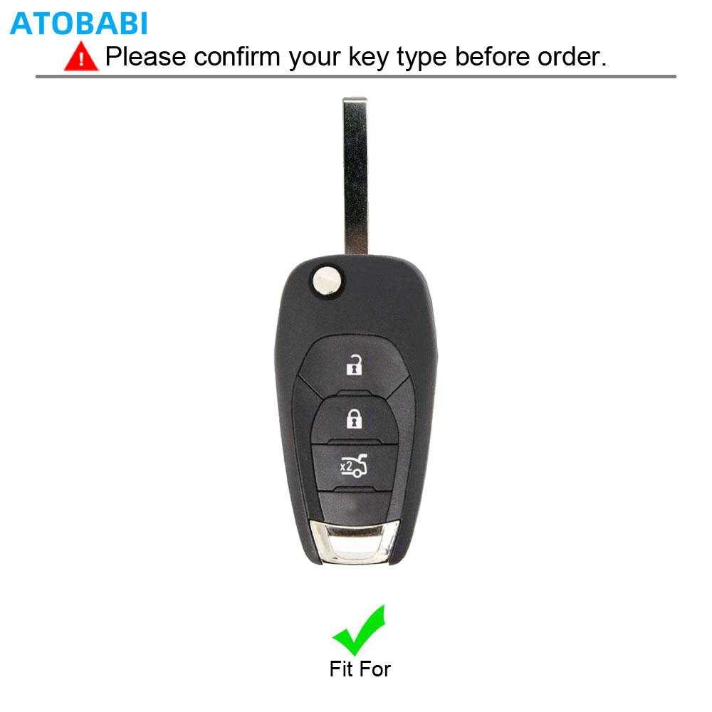 Silicone Car Key Case 3 Buttons Folding Remote Control Fobs Shell Protector Cover Skin For Chevrolet Cruze Sonic Spark Trax