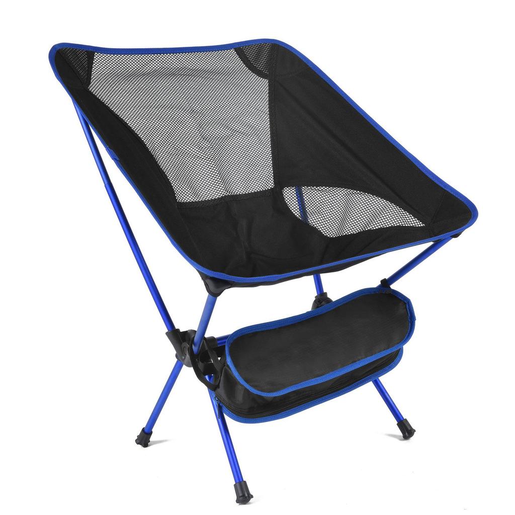 Ultralight Aluminum Moon Chair: Portable Folding Outdoor Camping Chair with Backrest