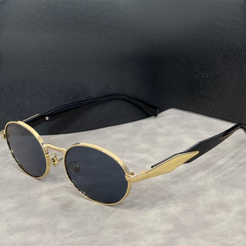 New Korean Style Personalized Hip-hop Oval Frame Sunglasses Trendy Niche Fashion Outdoor Pography UV Resistant Sunglasses