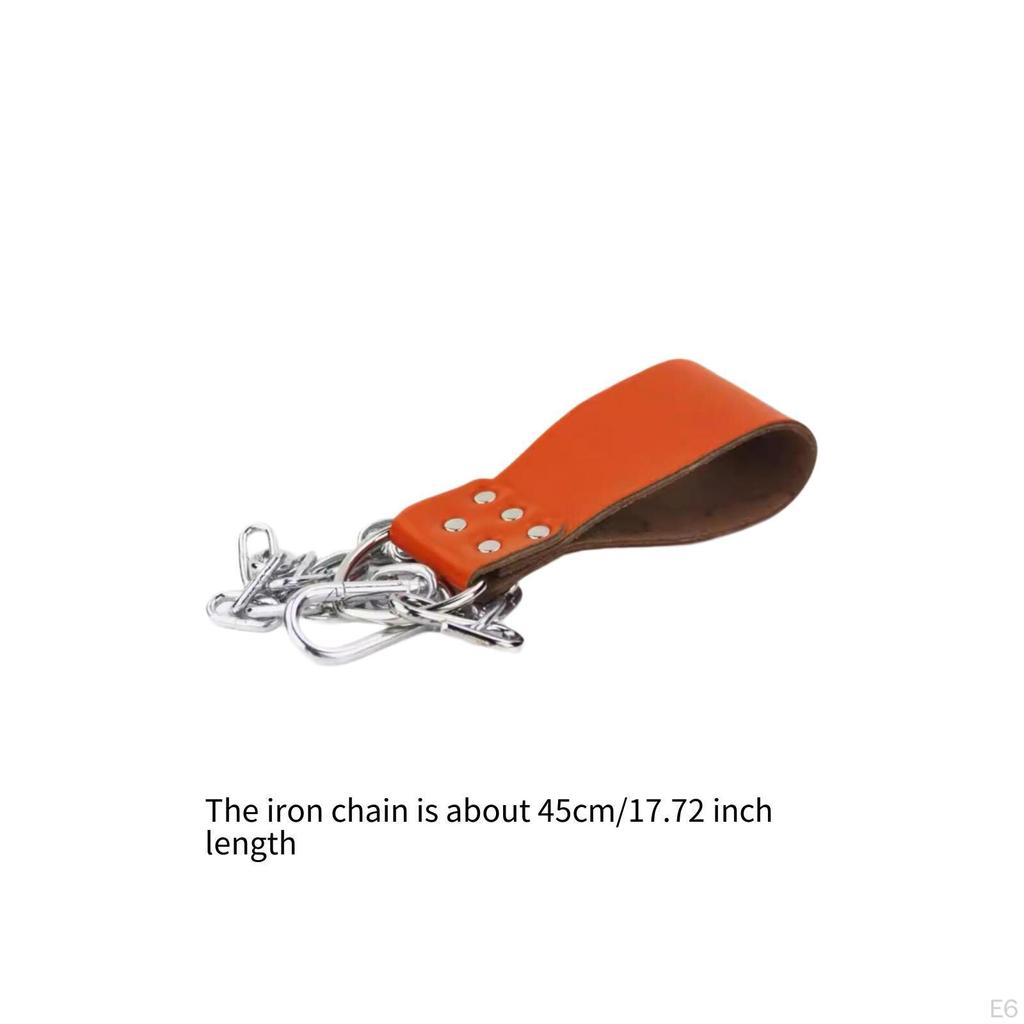 Dumbbell Loading Strap Accessories with Chain Multifunction Dipping Belt Attachment Pullups