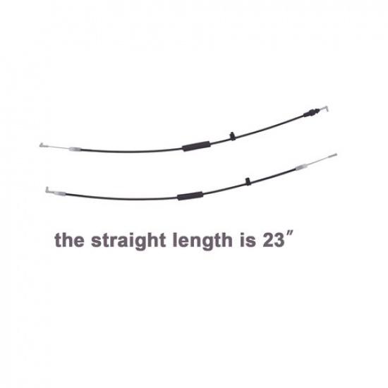 Set Of 4 Door Handle Release Cables Ide L& R Fit For 03-07 Honda Accord 4DR