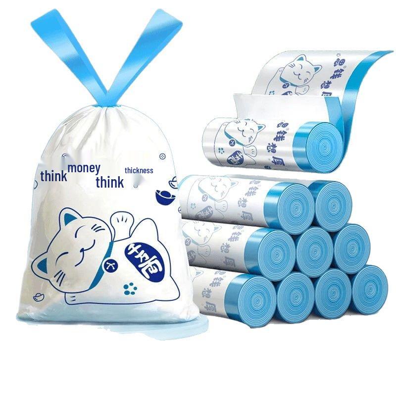 Extra silné velké pytle na odpadky se stahovací šňůrkou odpuzující komáry pro použití na kolejích a v domácnosti